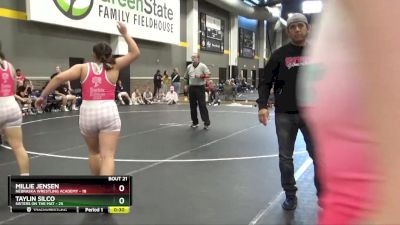148 lbs Round 3 (16 Team) - Zoey Barber, Nebraska Wrestling Academy vs Cassie Bonacci, Sisters On The Mat