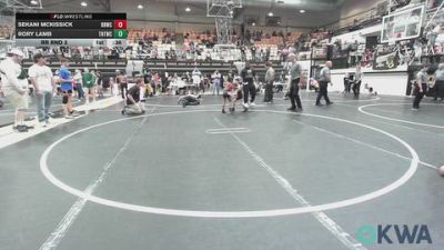 46 lbs Rr Rnd 3 - Sekani Mckissick, Red Ryder Wrestling Club vs Rory Lamb, Tough N Technical Wrestling Club