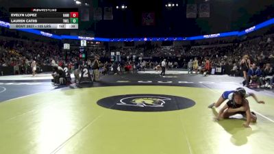 105 lbs Consi Of 16 #2 - Evelyn Lopez, Hamilton (SS) vs Lauren Catiis, Twelve Bridges (SJ)