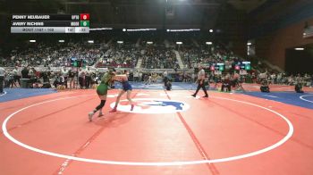 100 lbs Cons. Round 1 - Penny Neubauer, Upton vs Avery Richins, Moorcroft