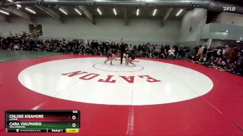 105 lbs Cons. Round 6 - Chloee Kisamore, Lamar vs Cara Vialpando, Walsenburg