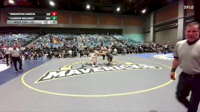 165 lbs 1st Place Match - Sebastian Garcia, Junipero Serra vs Carson Melendy, Churchill County