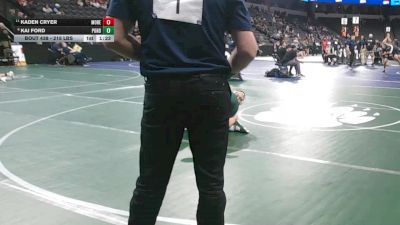 215 lbs Round Of 16 - Kaden Cryer, Moreno Valley (SS) vs Kai Ford, Ponderosa (SJ)