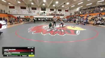 166-169 lbs Round 2 - Willow Anderson, Tongue River vs Jane Draznin, Sheridan