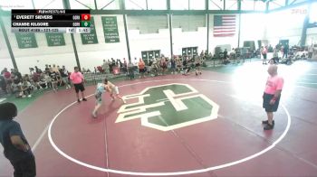 121-125 lbs Quarterfinal - Everett Sievers, R13 vs Chanse Kilgore, Independent