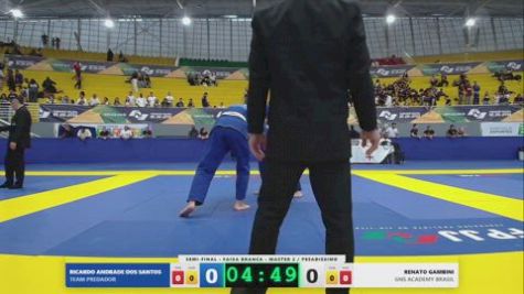 RENATO GAMBINI vs RICARDO ANDRADE DOS SANTOS 2026 FPJJ Circuito Paulista GI Etapa 3