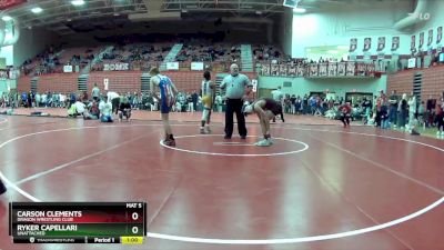 138 lbs Cons. Round 4 - Carson Clements, Dragon Wrestling Club vs Ryker Capellari, Unattached