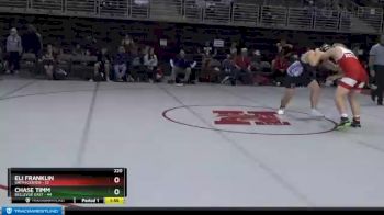 220 lbs Round 3 (8 Team) - Eli Franklin, Smith Center vs Chase Timm, Bellevue East