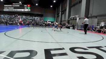 145 lbs Round Of 32 - EMMANUEL ALATORRE, Tulare Titans Wrestling Club vs Alec Fraser, Camas Wrestling Club