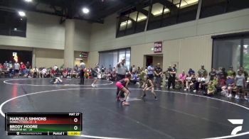 70 lbs Round 3 (6 Team) - Brody Moore, Predator WC vs Marcelo Simmons, Morris Fitness #2