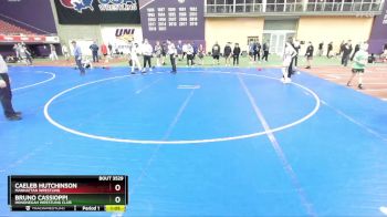 126 lbs Semifinal - Bruno Cassioppi, Hononegah Wrestling Club vs Caeleb Hutchinson, Manhattan Wrestling