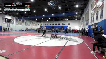 125 Girls Champ. Round 1 - Aubrey Wells, Calipatria vs Melody Castro, Morse