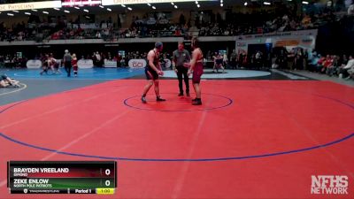 215 lbs Cons. Round 2 - Zeke Enlow, North Pole Patriots vs Brayden Vreeland, Dimond