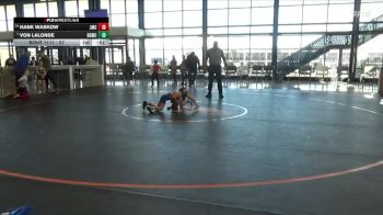 57 lbs 3rd Place Match - Von LaLonde, Big Game Wrestling Club vs Hank Waskow, Jesup Mat Club