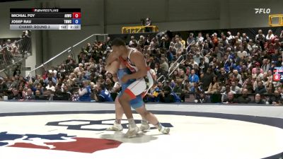 97 Finals Champ. Round 3 - Michial Foy, Army (WCAP) vs Josef Rau, Titan Mercury Wrestling Club (TMWC)