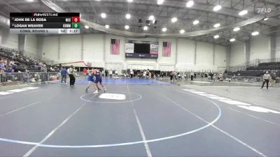 157 lbs Cons. Round 5 - Logan Weaver, Merchant Marine vs John De La Rosa, Nassau Community College