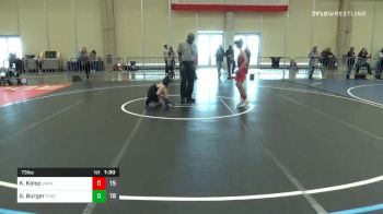 73 lbs Prelims - Kolt Kelso, Team VAWA ES vs Shane Burger, Middletown WC ES