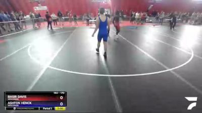 170 lbs Cons. Round 1 - Basir Davis, Wisconsin vs Ashton Henck, Wisconsin