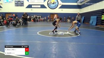 120 lbs Semifinal - Casey Goss UNA, Broken Arrow vs Collin Smith, Gardner