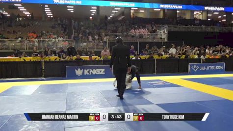 Tory Rose Kim vs Jimmiah Deanae Martin 2025 Pan Kids Jiu-Jitsu IBJJF Championship