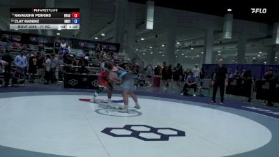 77 kg Champ. Rd Of 16 - RaVaughn Perkins, Nyac vs Clay Radenz, Gorilla Wrestling Club, Inc