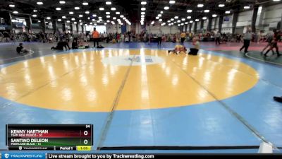 68 lbs Rd# 5- 3:45pm Friday Final Pool - Kenny Hartman, Team New Mexico vs Santino DeLeon, Maryland BLACK