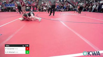 82 lbs Rr Rnd 2 - Paisleigh Carpenter, Midwest City Bombers Youth Wrestling Club vs Gabby Riley-Mitchell, Gameface Acadamy