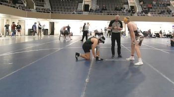 215 Championship Bracket Champ. Round 1 - Santino Teboe, Pipestone vs Luther Johannes, Medford