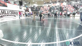 46 lbs Round Of 16 - Dawsyn Hawkins, Hulbert vs Chandler Lewis, Salina Wrestling Club