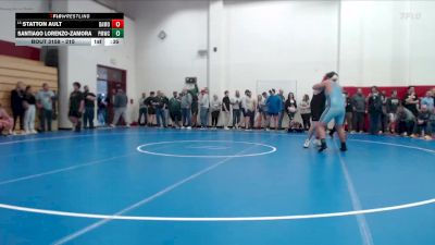 215 lbs Cons. Round 1 - Statton Ault, McCutcheon High School vs Santiago Lorenzo-zamora, Perry Meridian Wrestling Club