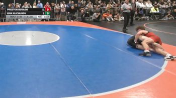 113 lbs Round Of 32 - Preston Bubash, PA vs Erik Klichurov, IL