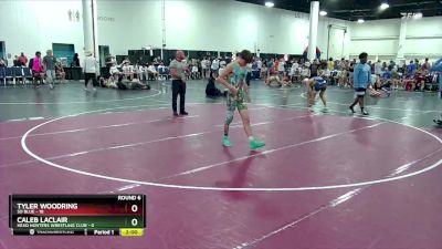 126 lbs Round 6 (8 Team) - Caleb Laclair, Head Hunters Wrestling Club vs Tyler Woodring, SD Blue