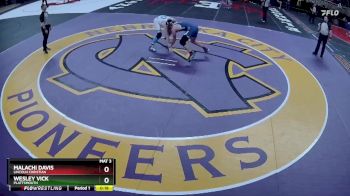 3rd Place Match - Wesley Vick, Plattsmouth vs Malachi Davis, Lincoln Christian