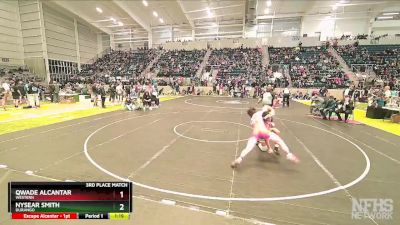 165 lbs 3rd Place Match - Nysear Smith, Durango vs Qwade Alcantar, Western