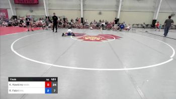 80 lbs Final - King Hawkins, Mat Assassins Red vs Rocco Fabri, Steller Trained Vader