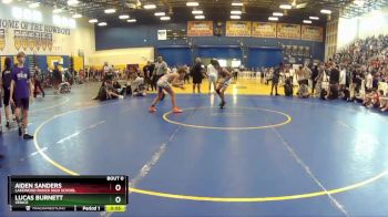 113 lbs Cons. Round 2 - Aiden Sanders, Lakewood Ranch High School vs Lucas Burnett, Venice