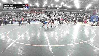 62 kg Cons. Sub-rd Of 16 - Shayna Ward, Wan-Tu-Wazuri Oakland Youth Wrestling Club vs Kassey Daugherty, Vision Wrestling