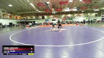 170 lbs Quarterfinal - Jewel Gonzalez, Gannon University vs Lily El-Masri, Vanguard