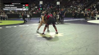 190 lbs Semifinal - Golda Demby, Hollister (CC) vs Juliana Marquez, Gabrielino (SS)