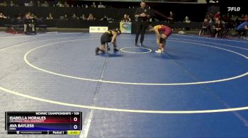 109 lbs Quarterfinal - Isabella Morales, Colorado Mesa University vs Ava Bayless, Iowa