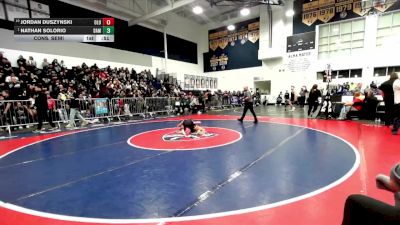 113 lbs Cons. Semi - Nathan Solorio, Damien vs Jordan Duszynski, Lutheran/Orange