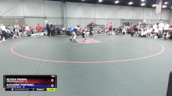 190 lbs Round 3 (8 Team) - Alyssa Favara, Pennsylvania Blue vs Katianna Martinez, California Blue