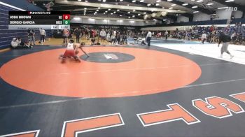 197 lbs Cons. Round 3 - Josh Brown, King`s College vs Sergio Garcia, Messiah