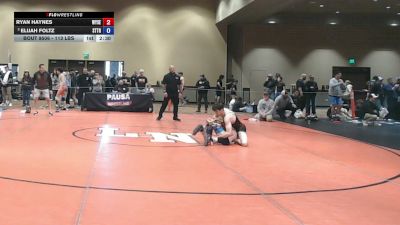 113 lbs 3rd Place Match - Ryan Haynes, Wyoming Seminary vs Elijah Foltz, Steller Trained