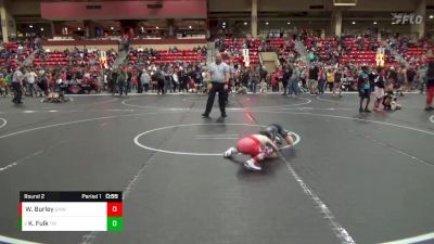 52 lbs Round 2 - Kashtin Fulk, Triumph vs William Burley, Greater Heights Wrestling