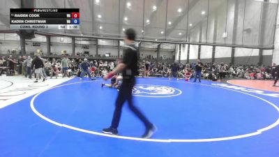 16U Boys FS - 126 lbs Cons. Round 3 - Raiden Cook, WA vs Kaden Christman, WA