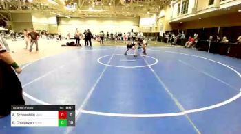 126 lbs Quarterfinal - Adam Schaeublin, MetroWest United vs Grigor Cholakyan, Team Carnage