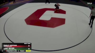 Cons. Round 2 - Paisley Hoffman, Ainsworth Girls vs Laney Becker, So Valley/Arapahoe Girls