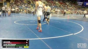 160 lbs Cons. Round 3 - Jax Gums, Bismarck Century vs David Erlandson, Breckenridge/Wahpeton
