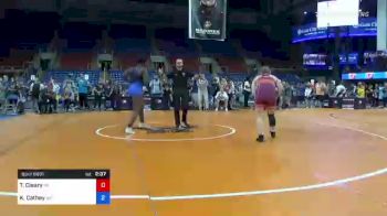 180 lbs Consi Of 16 #2 - Tess Cleary, Oregon vs KiEisha Cathey, Oklahoma